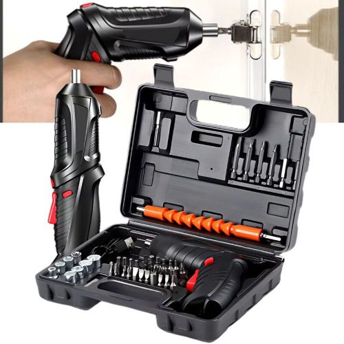 ⚡KIT DESTORNILLADOR INALAMBRICO 47 PIEZAS PRO + EXTENSIBLE⚡ | ENVÍO GRATIS