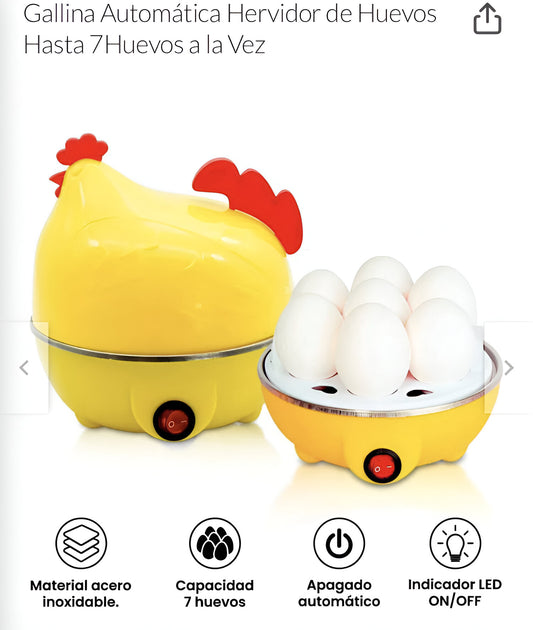🐔 GALLINITA HERVIDORA DE HUEVOS